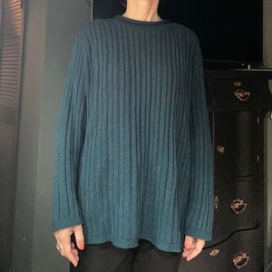 Dark Green roll neck sweater